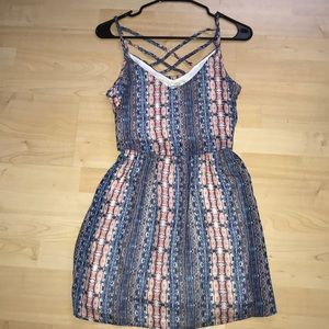 SPEECHLESS PRINTED DRESS